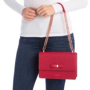 Joanna Bow Detail Shoulder Bag